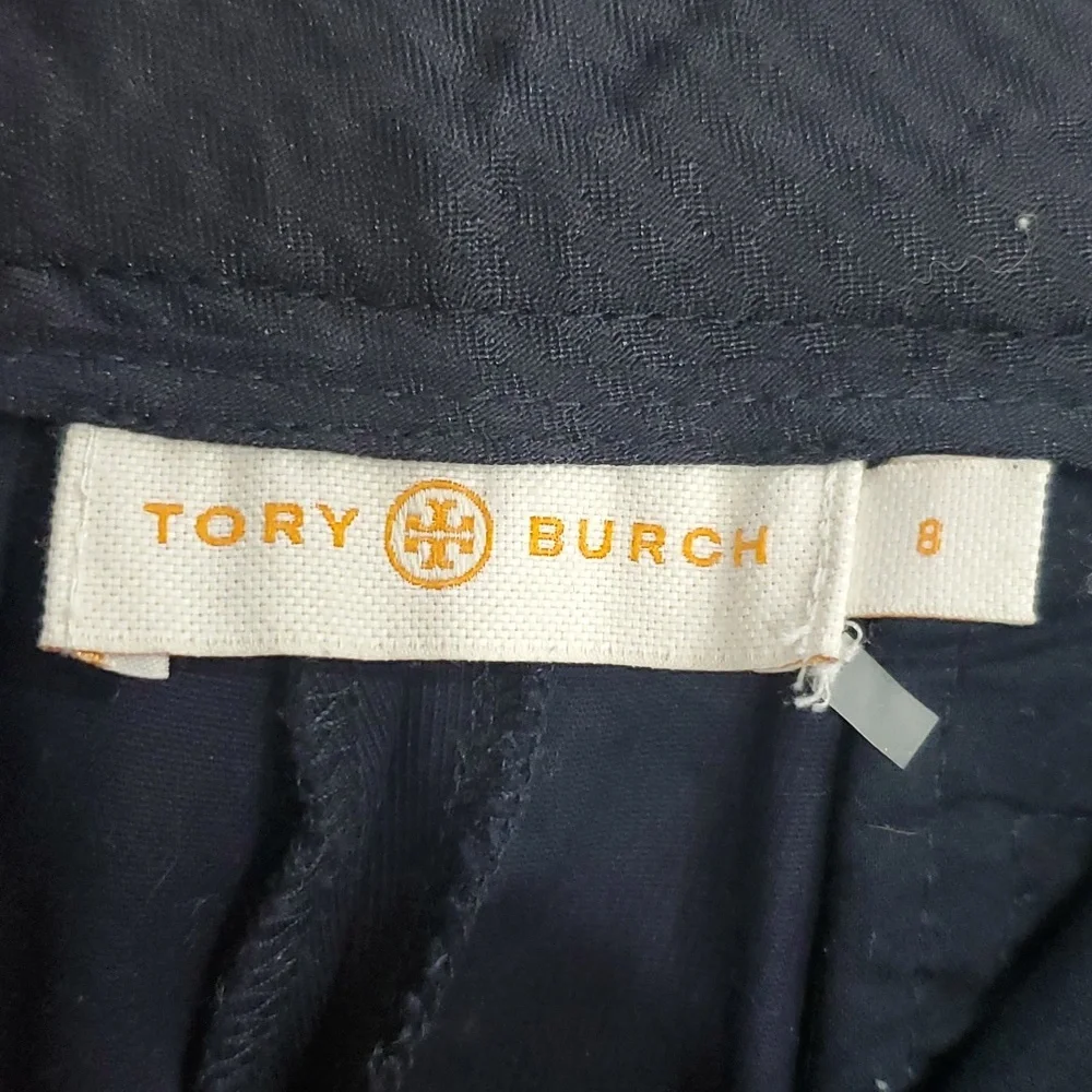 Tory Burch Navy High-Waist Women's Shorts